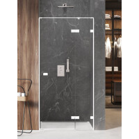 Białe drzwi prysznicowe uchylne prawe 120 cm EXK-2696 Avexa White New Trendy