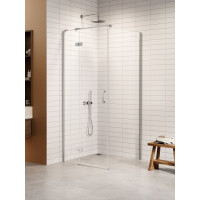 Kabina prysznicowa uchylna lewa kolor chrom 80x70 cm K-3596 New Trendy Nesta Chrome