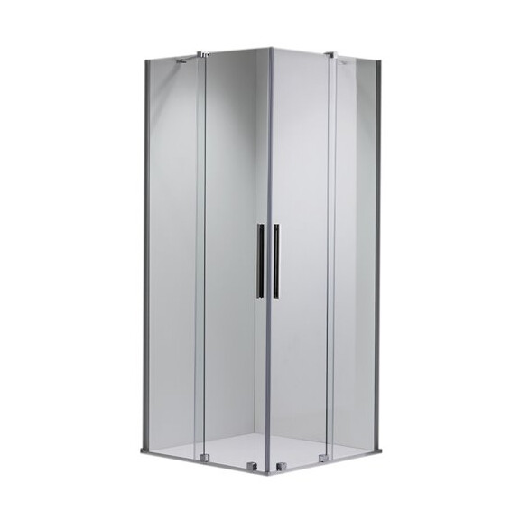 Kabina prysznicowa drzwi rozsuwane od rogu szkło 8 mm 110x110 cm ASTRA-CH-A-110X2+D