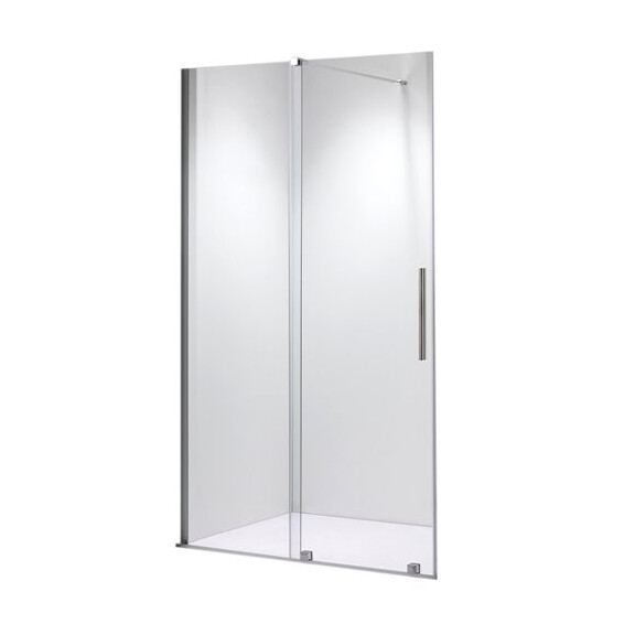 Drzwi prysznicowe rozsuwane szkło 8 mm 90 cm ASTRA-CH-A-90 zestaw