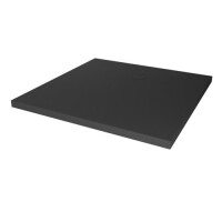 Brodzik kwadratowy 80x80 konglomerat kolor antracyt New Trendy Nex Shade B-0500