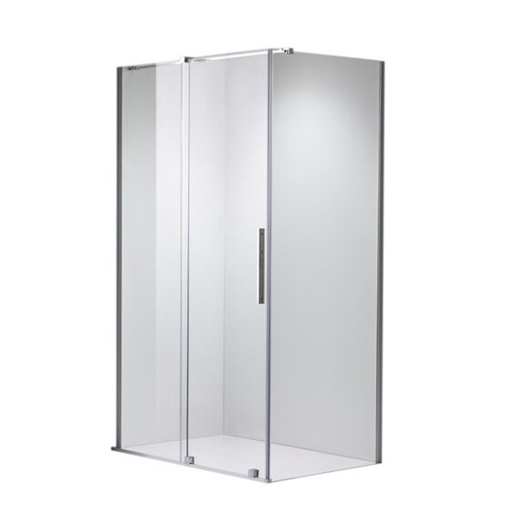 Kabina prysznicowa prostokątna drzwi rozsuwane narożna szkło 8 mm 150x90 cm ASTRA-CH-A-150+B90+E