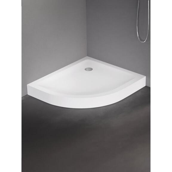Mild New Trendy B-0687 11,5 cm brodzik prysznicowy asymetryczyny 80x90 cm gładki wersja prawa