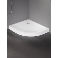 Mild New Trendy B-0686 11,5 cm brodzik prysznicowy asymetryczyny 80x90 cm gładki wersja lewa