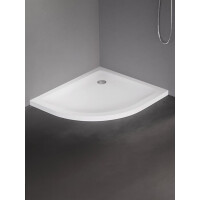 Mild New Trendy B-0684 niski brodzik prysznicowy asymetryczyny 80x90 cm gładki wersja prawa