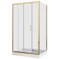 Kabina prysznicowa z brodzikiem 80x120 Doris Gold XL