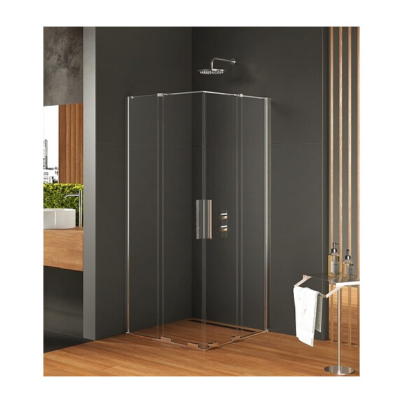 Smart New Trendy kabina prysznicowa kwadratowa podwójne drzwi 110x110 cm EXK-4067