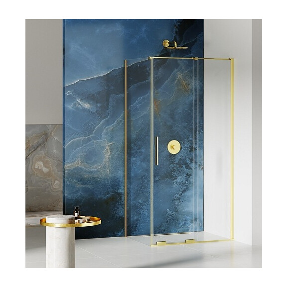 Smart Light Gold New Trendy złota kabina prysznicowa narożna kwadratowa 100x100 cm EXK-4230