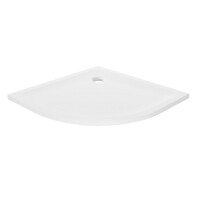 Mild New Trendy B-0621 niski brodzik prysznicowy półokrągły 80x80 cm gładki