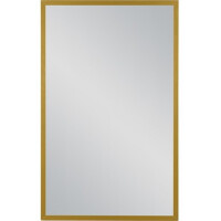 Lustro łazienkowe prostokątne 50x80 cm złota rama