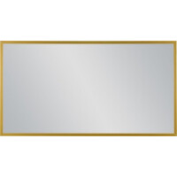 Lustro łazienkowe prostokątne 120x65 cm złota rama