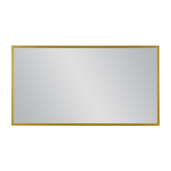 Lustro łazienkowe prostokątne 120x65 cm złota rama