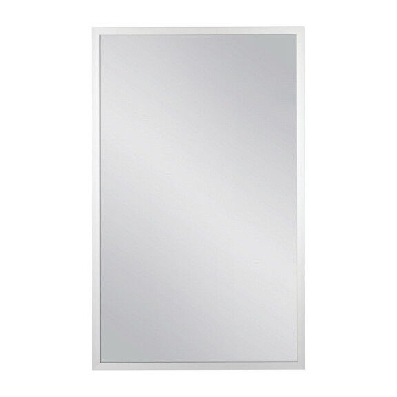 Lustro łazienkowe prostokątne 50x80 cm srebrna rama