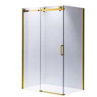 Złota kabina prysznicowa prostokątna 120x80 szkło 8mm KZ203CG
