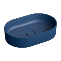 Omnires Ovo M+ umywalka nablatowa midnight blue 55x36 cm OVOUNMB
