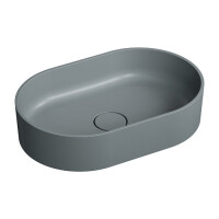 Omnires Ovo M+ umywalka nablatowa ash grey 55x36 cm OVOUNAG