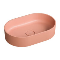 Omnires Ovo M+ umywalka nablatowa coral 55x36 cm OVOUNCO