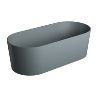 Omnires Ovo M+ Wanna wolnostojąca ash grey 160x75 cm OVOWWAG