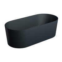 Omnires Ovo M+ Wanna wolnostojąca black lava 160x75 cm OVOWWBLV