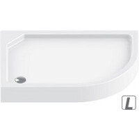 Brodzik asymetryczny 120x85 New Maxima B-0340/L New Trendy