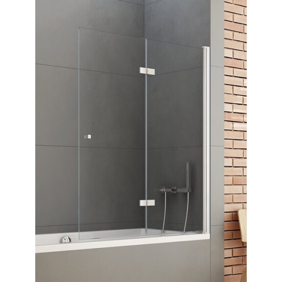 Parawan wannowy składany 120x140 cm prawy New Soleo P-0031