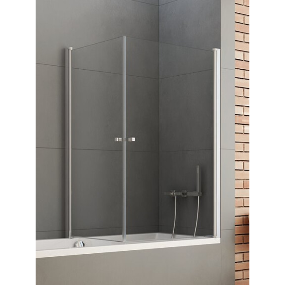 Parawan wannowy - kabina na wannę 90x70 cm New Soleo P-0025/P-0024