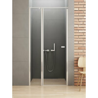 Drzwi prysznicowe uchylne 90 cm D-0155A-WK New Soleo New Trendy