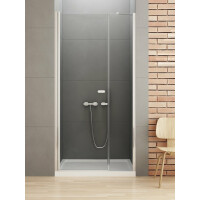 Drzwi prysznicowe uchylne 120 cm D-0141A/D-0094B New Soleo