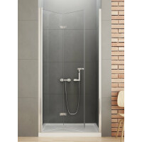 Drzwi prysznicowe składane 80 cm lewe D-0131A New Soleo New Trendy