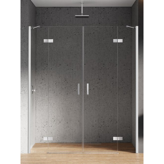 Drzwi prysznicowe uchylne 150 cm New Renoma D-0095A/D-0096A