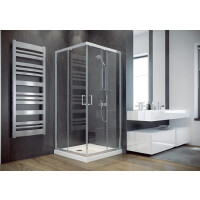 Kabina prysznicowa kwadratowa szkło mleczne 90x90 185 cm Modern Besco