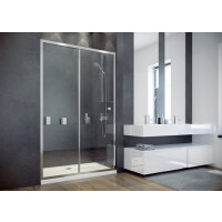 Drzwi prysznicowe rozsuwane 130 cm Duo Slide Besco