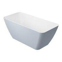 Wanna wolnostojąca biało-szara, Marble+ Parma WW BSP