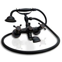 Czarna bateria wannowa retro Old Black Rea