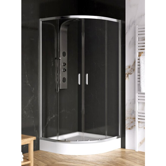 Kabina prysznicowa z brodzikiem 90x90 ZS-0002 Suvia New Trendy