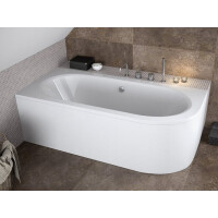 Wanna asymetryczna akrylowa Avita Besco 150 cm Lewa