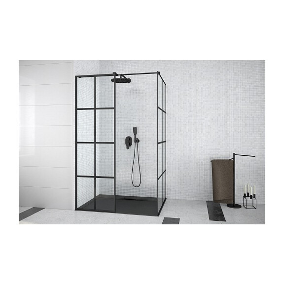 Kabina prysznicowa Walk In, ścianka 90x120 cm Excea Besco