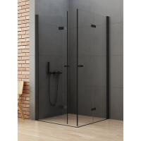 Kabina kwadratowa 80x80 D-0234A/D-0238A New Soleo Black New Trendy