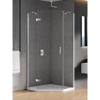 Kabina prysznicowa pięciokątna 80x80 lewa K-0559 New Azura New Trendy