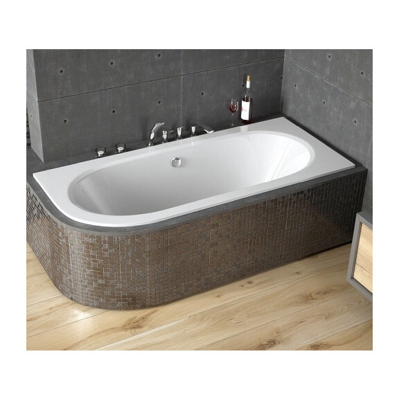 Wanna do zabudowy Avita Slim Besco prawa 180x80 cm