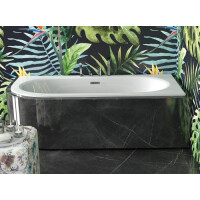 Wanna do zabudowy Avita Slim+ Besco prawa 150x75 cm komplet syfon+ przelew chrom