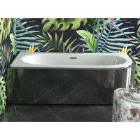 Wanna do zabudowy Avita Slim+ Besco lewa 180x80 cm komplet syfon+ przelew chrom