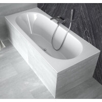 Prostokątna wanna do zabudowy Vitae Slim Besco 180 cm