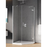 Kabina pięciokątna 80x100 lewa K-0563 New Azura New Trendy