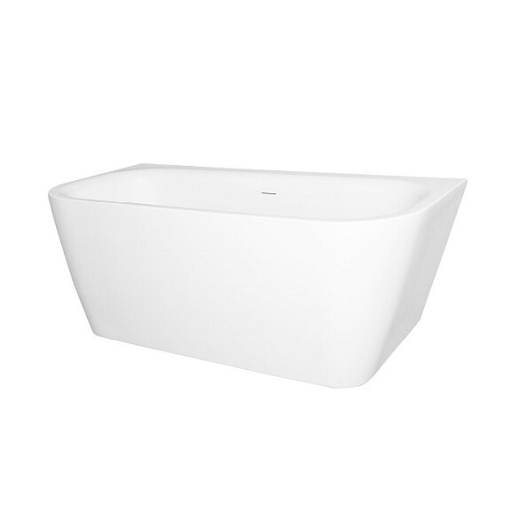 Przyścienna wanna wolnostojąca, 150 cm Mona Kerra