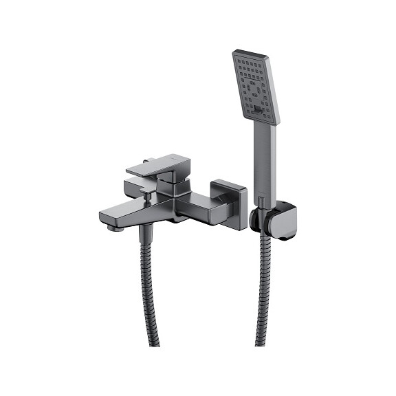 Bateria wannowa z prysznicem Inox Parma PM7431 IN Omnires