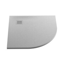 Brodzik półokrągły 90x90 szary New Trendy Mori B-0473