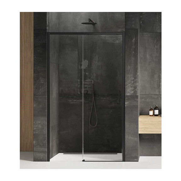 Drzwi prysznicowe 160 cm D-0328A Prime Black New Trendy