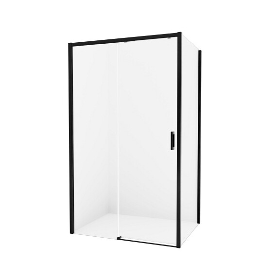 Kabina prysznicowa 100x100 D-0316A/D-0130B Prime Black New Trendy