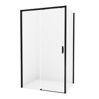 Kabina prysznicowa 110x100 D-0318A/D-0130B Prime Black New Trendy